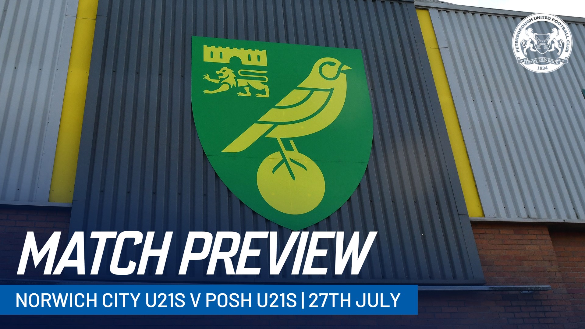 Under 21s Set For Norwich City Test Peterborough United The Posh